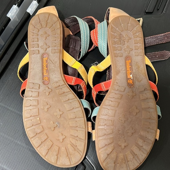 Timberland Earthkeepers, cork wedge thong sandals, size 8 - Picture 5 of 7